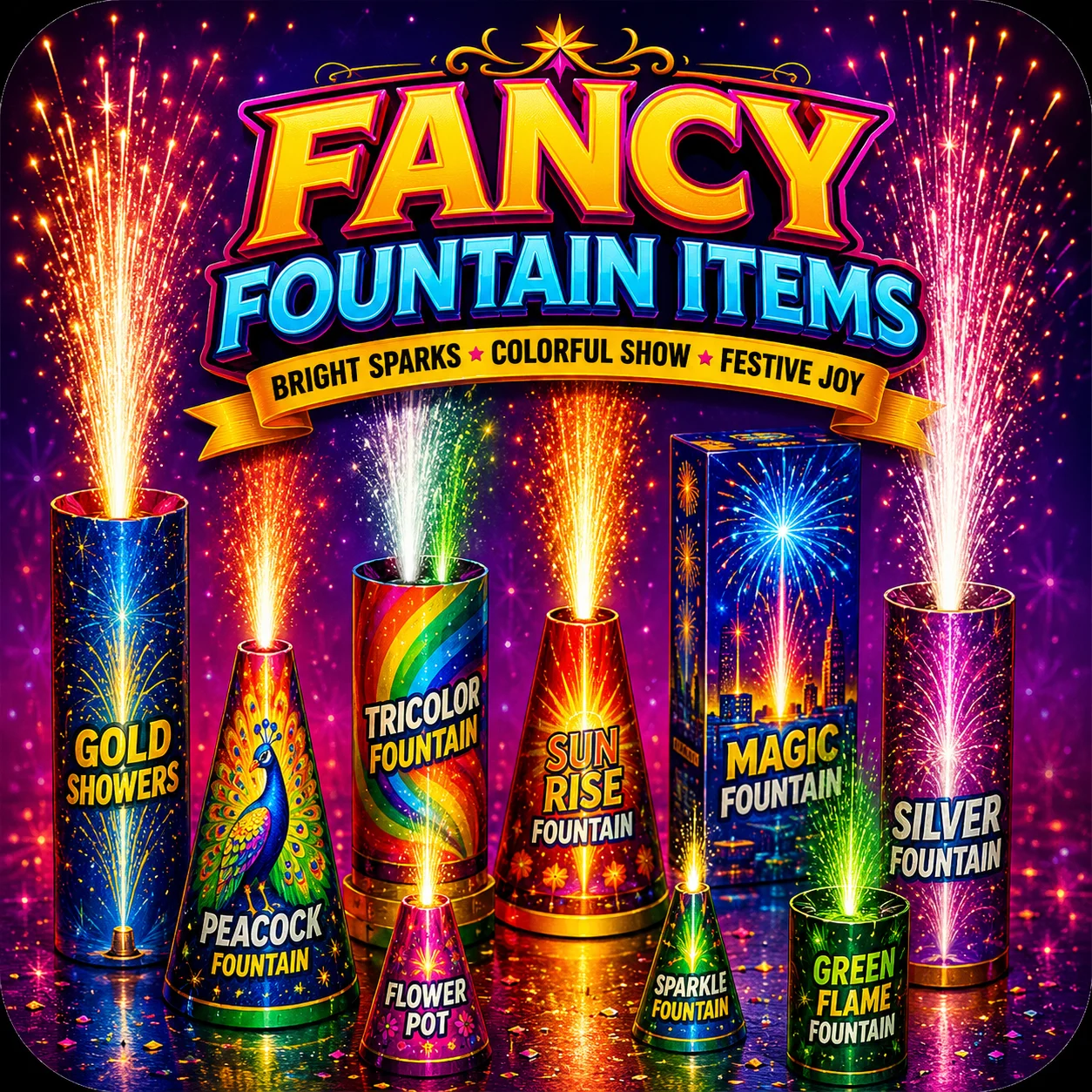 FANCY FOUNTAIN ITEMS